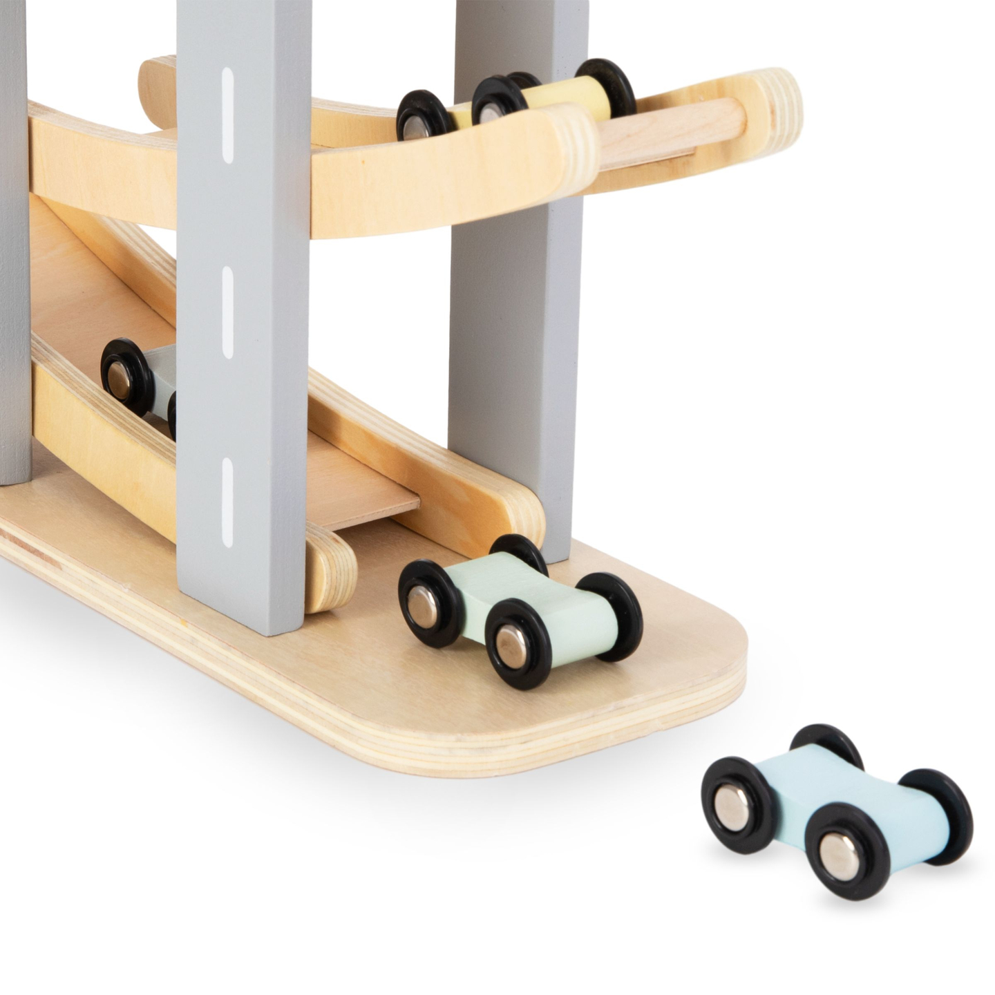 Træbane - rutsjebane til biler - 6 etager