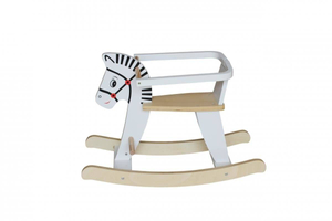 Gyngehest af træ med rækværk K11