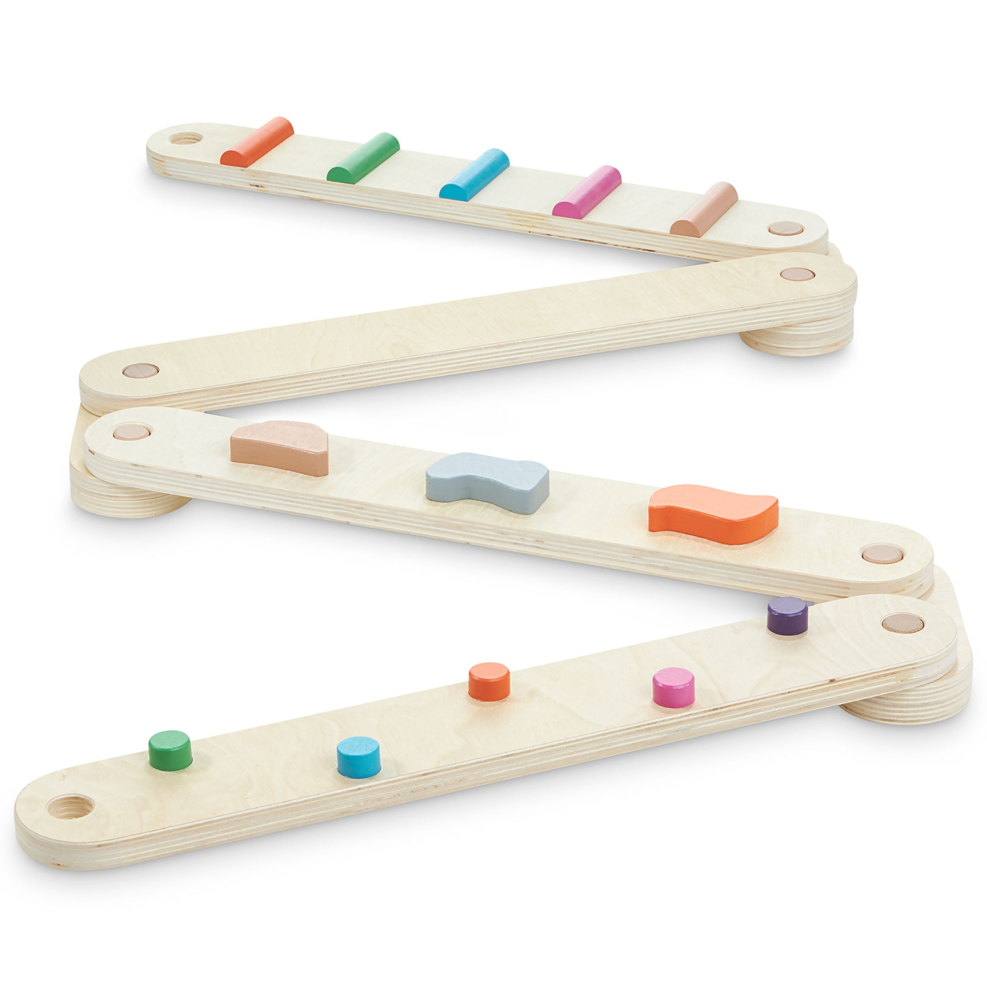 Balancebane i træ - sansesti - 14 elementer