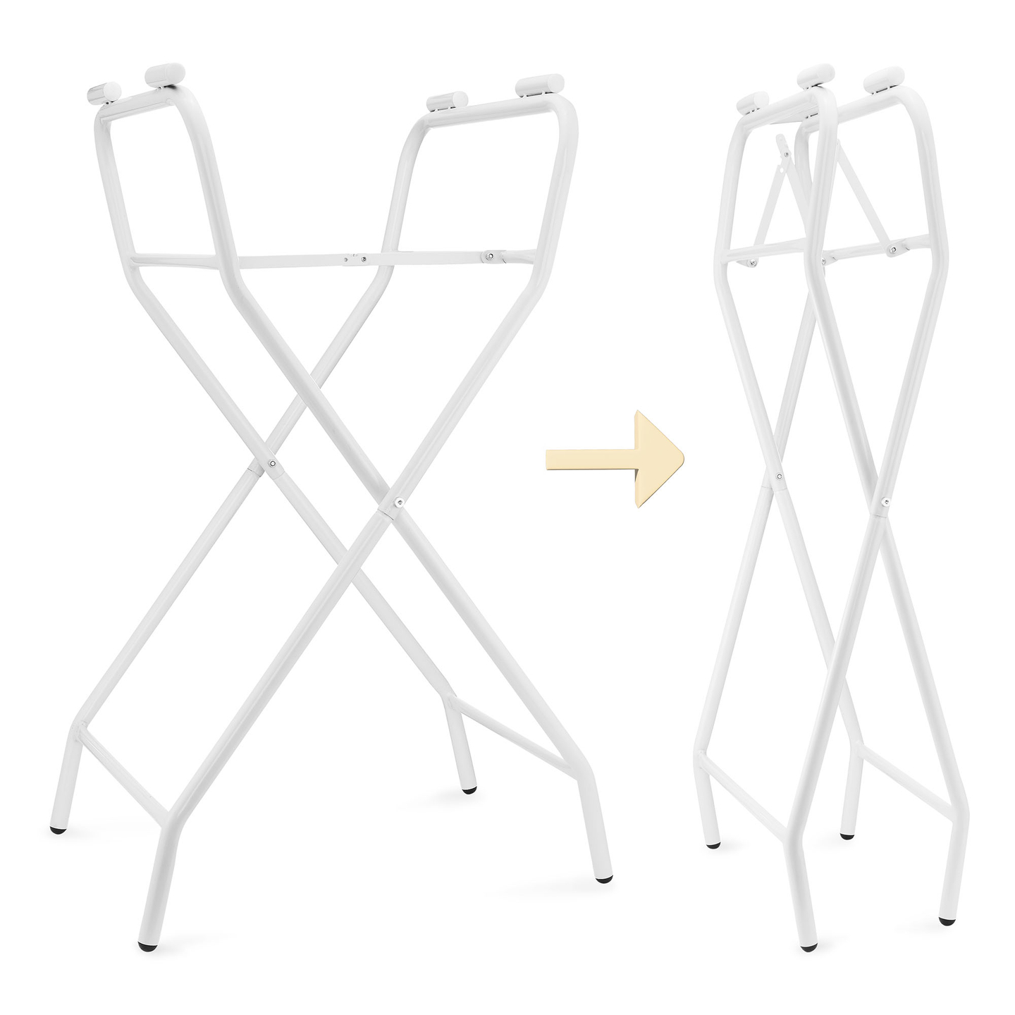 Sammenklappeligt babybadekar med termometer, indsats og stativ - farve dirty pink