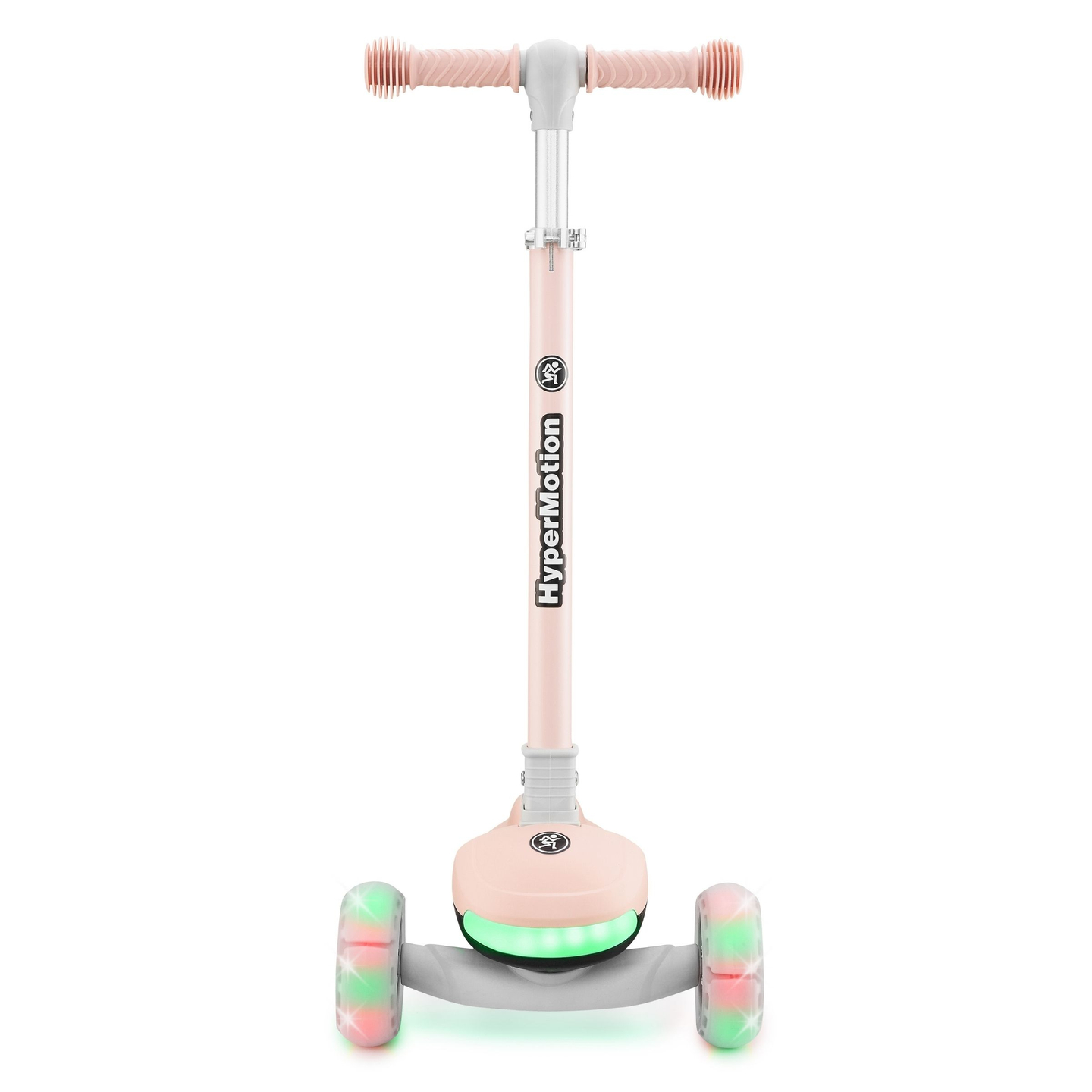 HyperMotion LUMI 3-i-1 balancescooter - oplyst platform og LED-hjul, farve pink