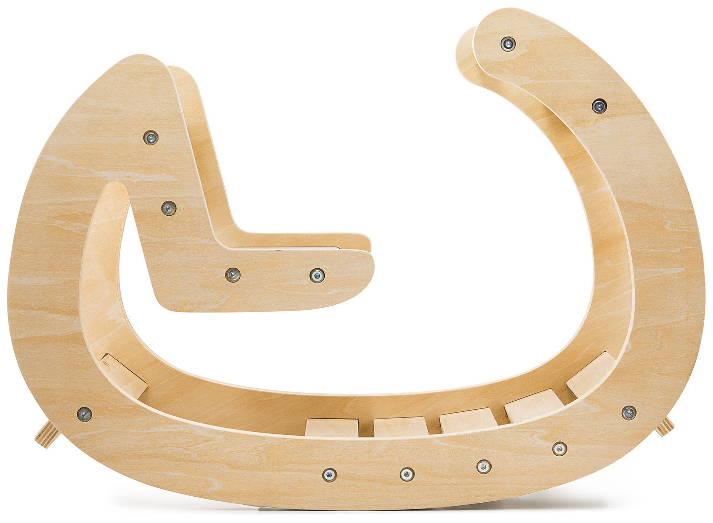 Montessori legepladsvugge i træ - naturtræ - fra 12 måneder.