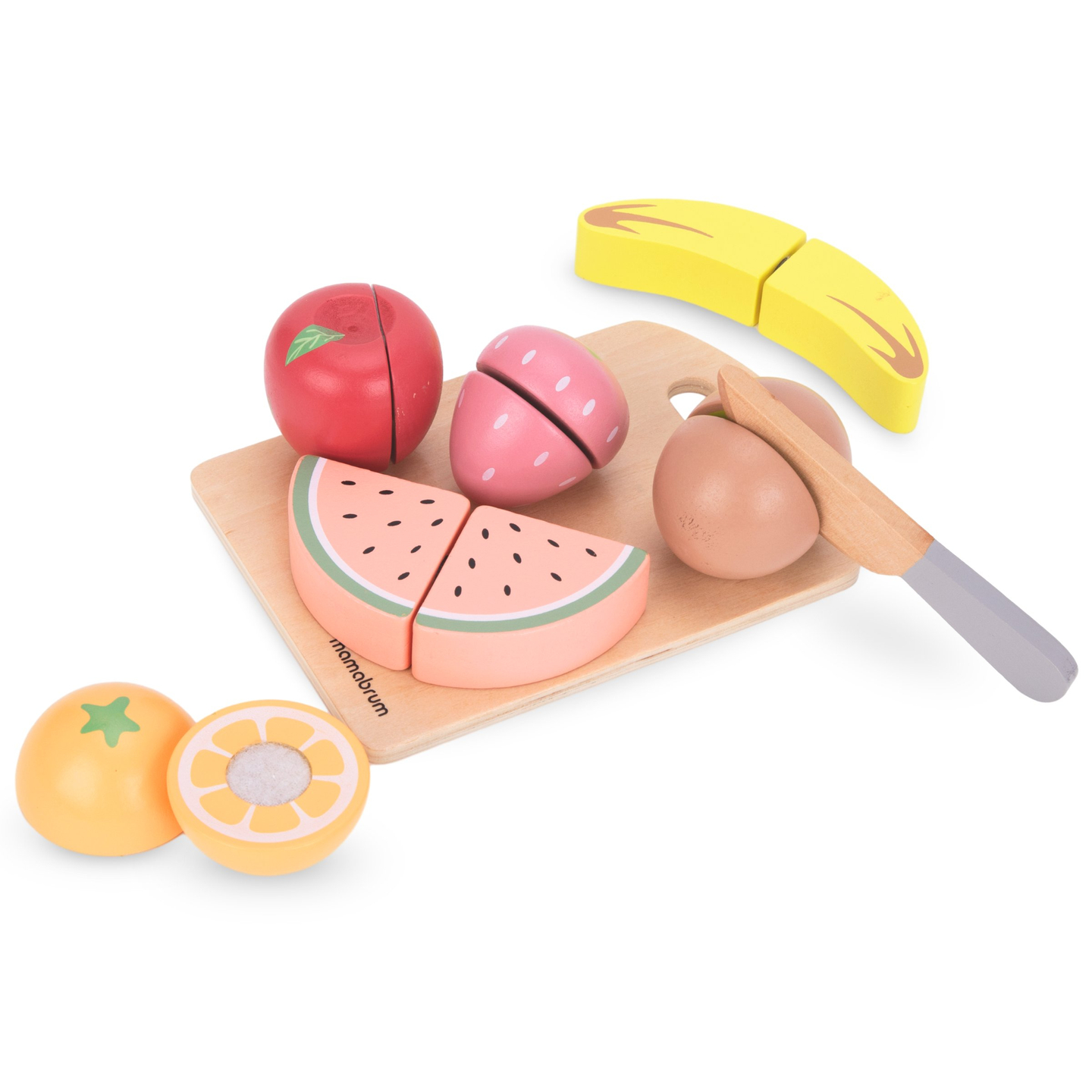 Skærefrugt i træ - sæt