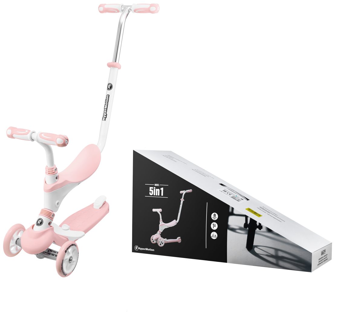 5in1 HyperMotion scooter - pink
