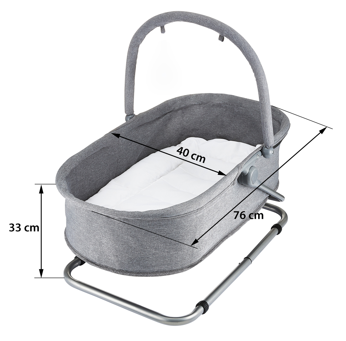 Liggestol + flydesæde + barneseng 3 i 1 - Moby-System MILA