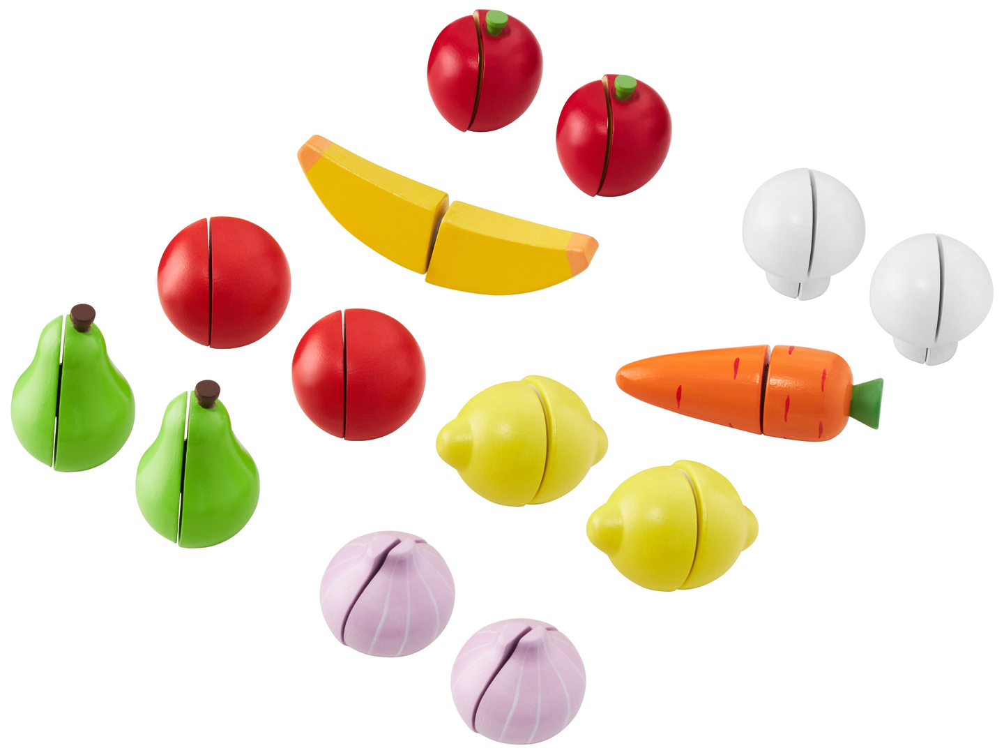 Stor træbutik - bod og teater 2 i 1 med vægt, betalingsterminal, frugt og grøntsager