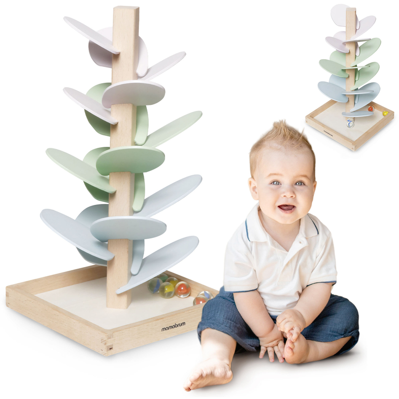 Kulodrome i træ - lydtræ med bolde