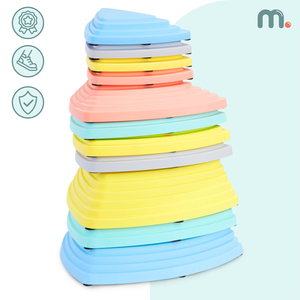 Farvede balanceringssten - 11 stk