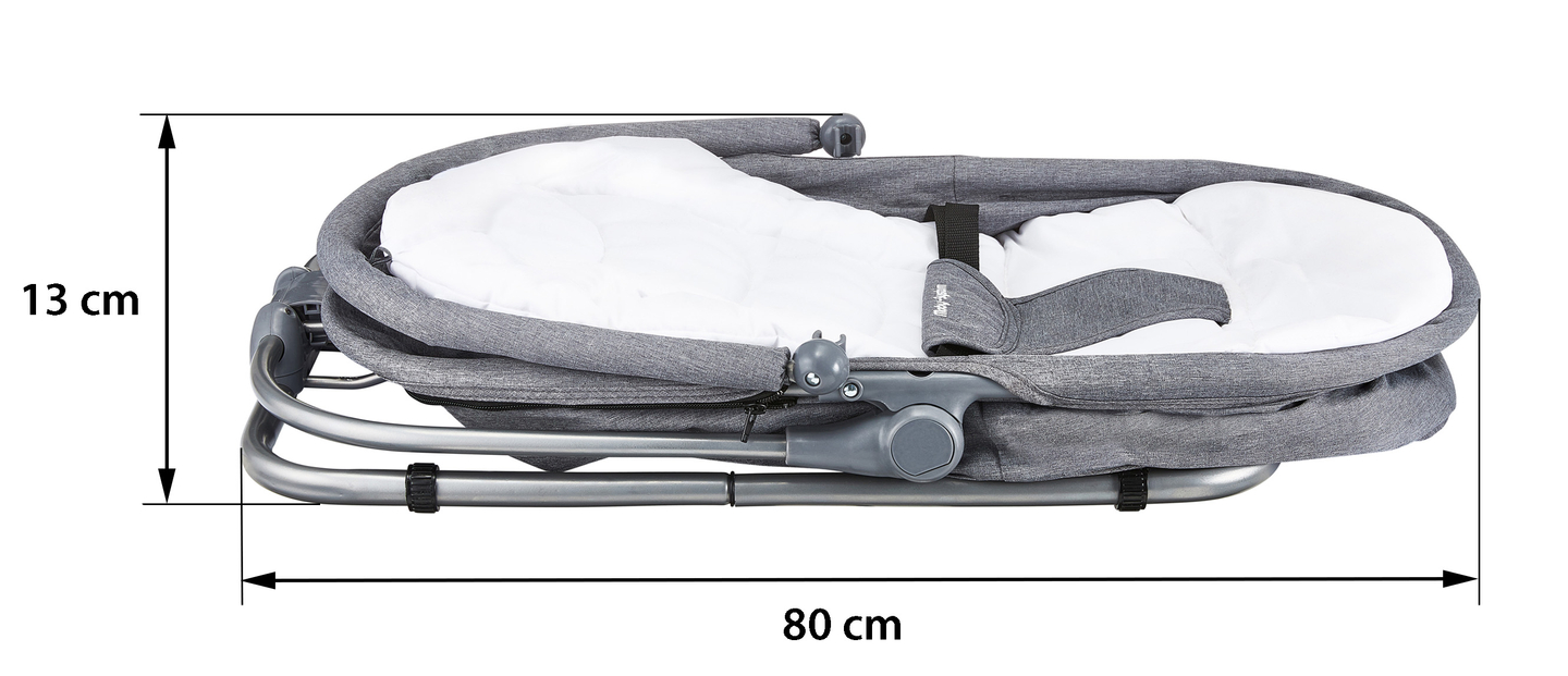 Liggestol + flydesæde + barneseng 3 i 1 - Moby-System MILA
