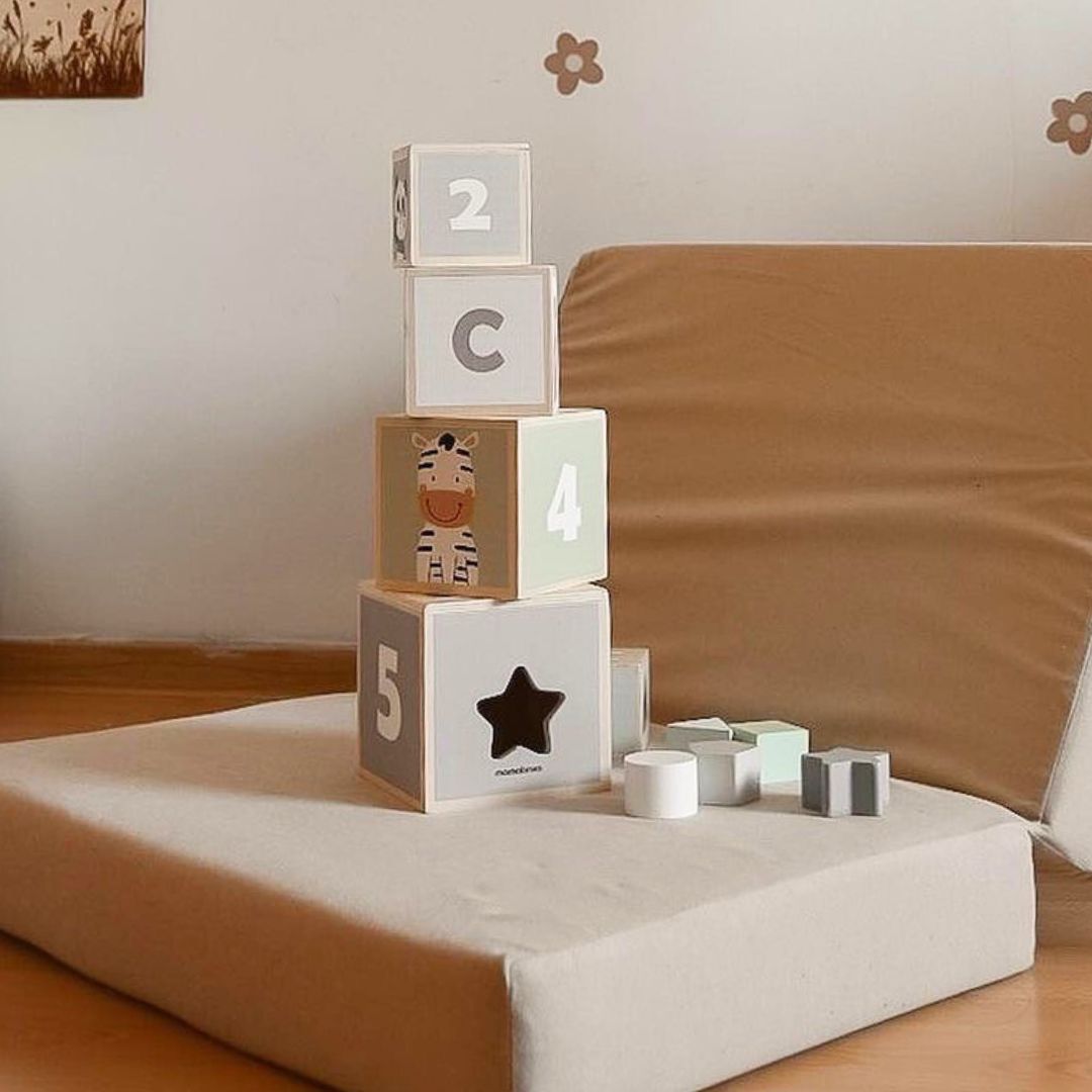 Tårn i træ - formsortering tal alfabet dyr