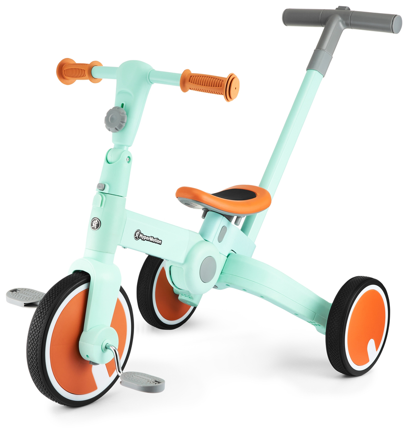 Trehjulet cykel, crosscykel, barnevogn til børn - 5 i 1 fra HyperMotion