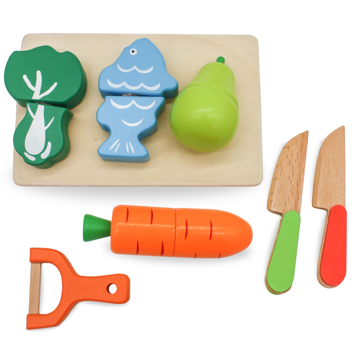 Træfrugter og grøntsager til udskæring