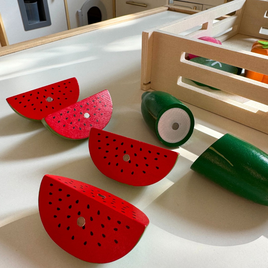 Træfrugter og grøntsager til udskæring