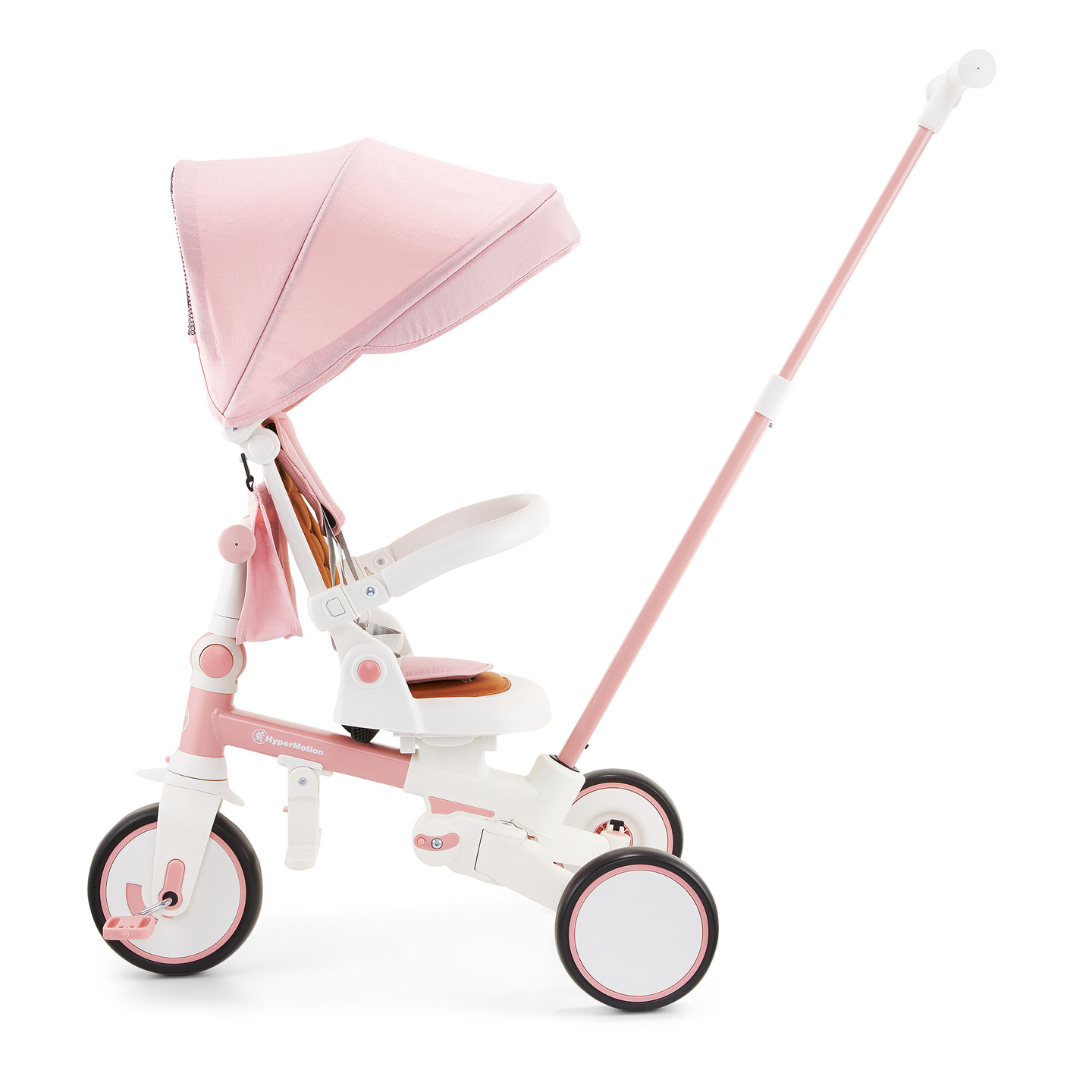 8-i-1 multifunktionel trehjulet cykel TOBI FOREST - pink