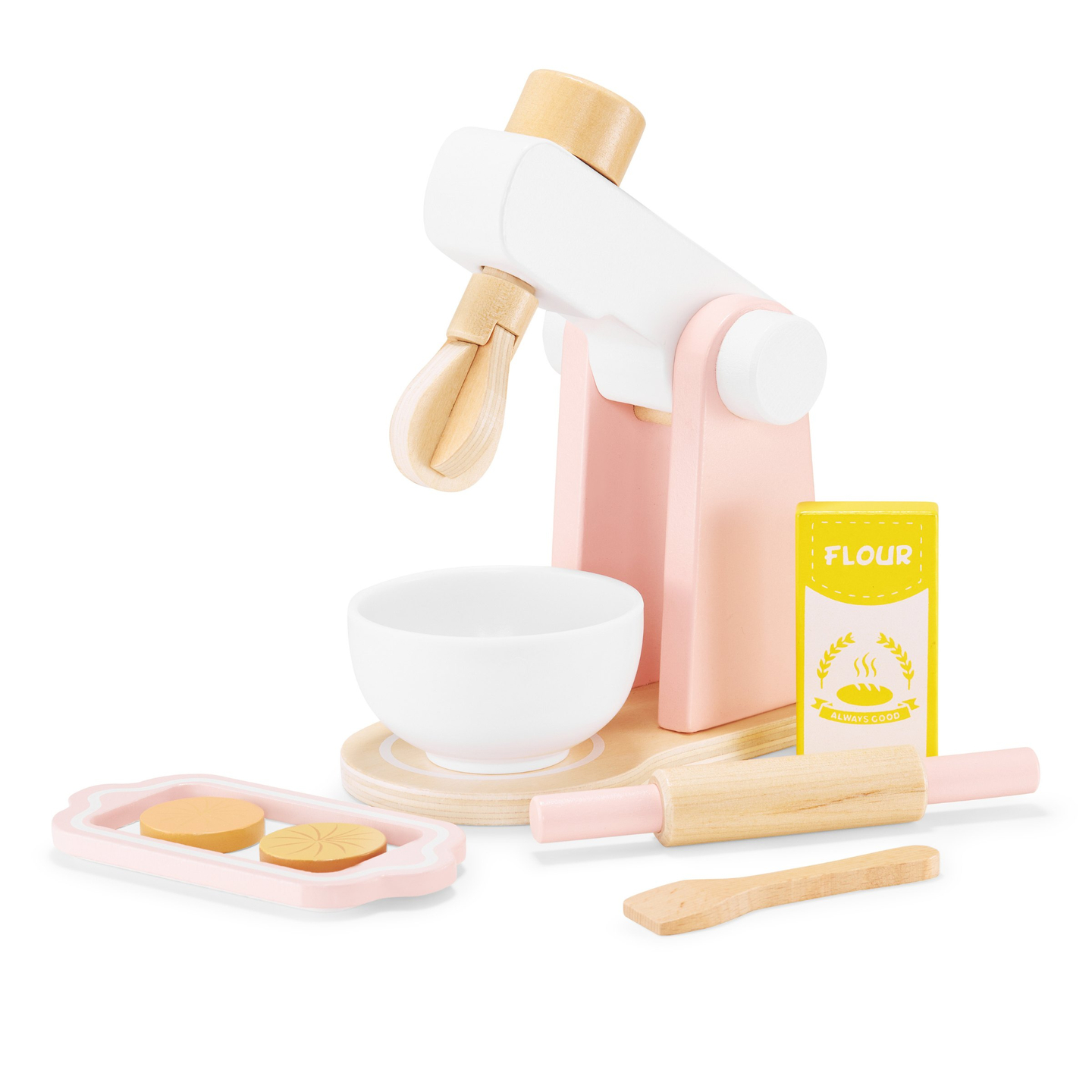 Dejmaskine i træ med tilbehør, til børn