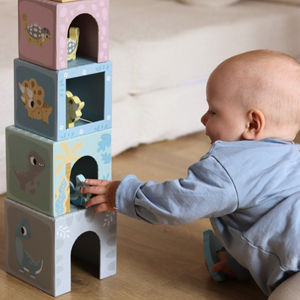 Tårnsorterer med figurer Dinosaurer