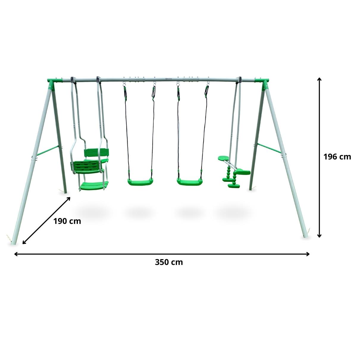 6-personers gyngestativ - havelegeplads