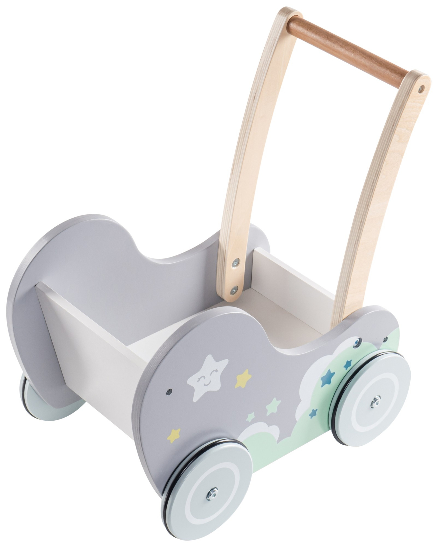 Træ klapvogn gåvogn