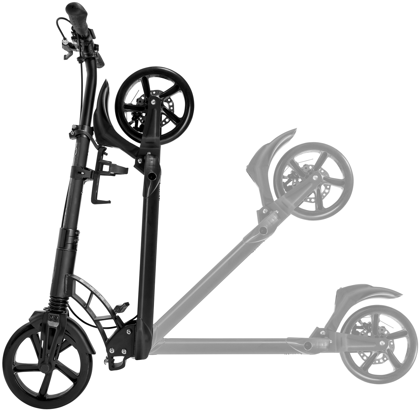 HyperMotion REGAMO scooter til voksne - sort
