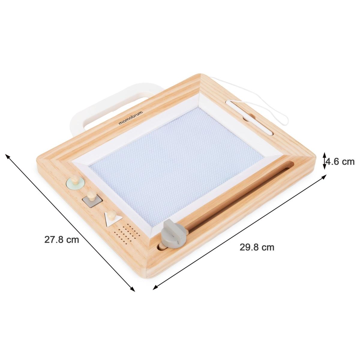 Træ scrapbog med stempler - tegnebræt