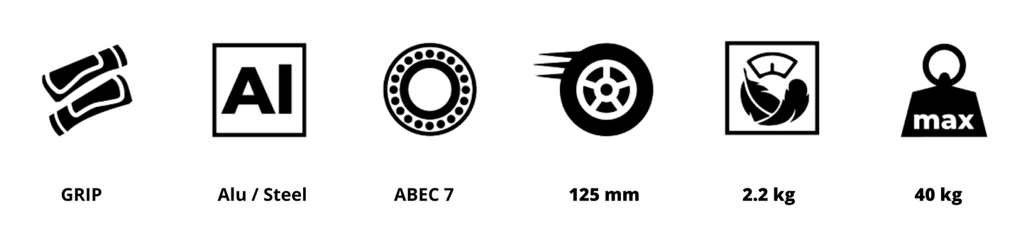Tohjulet scooter WILLY 3-8 år fra HyperMotion - pink
