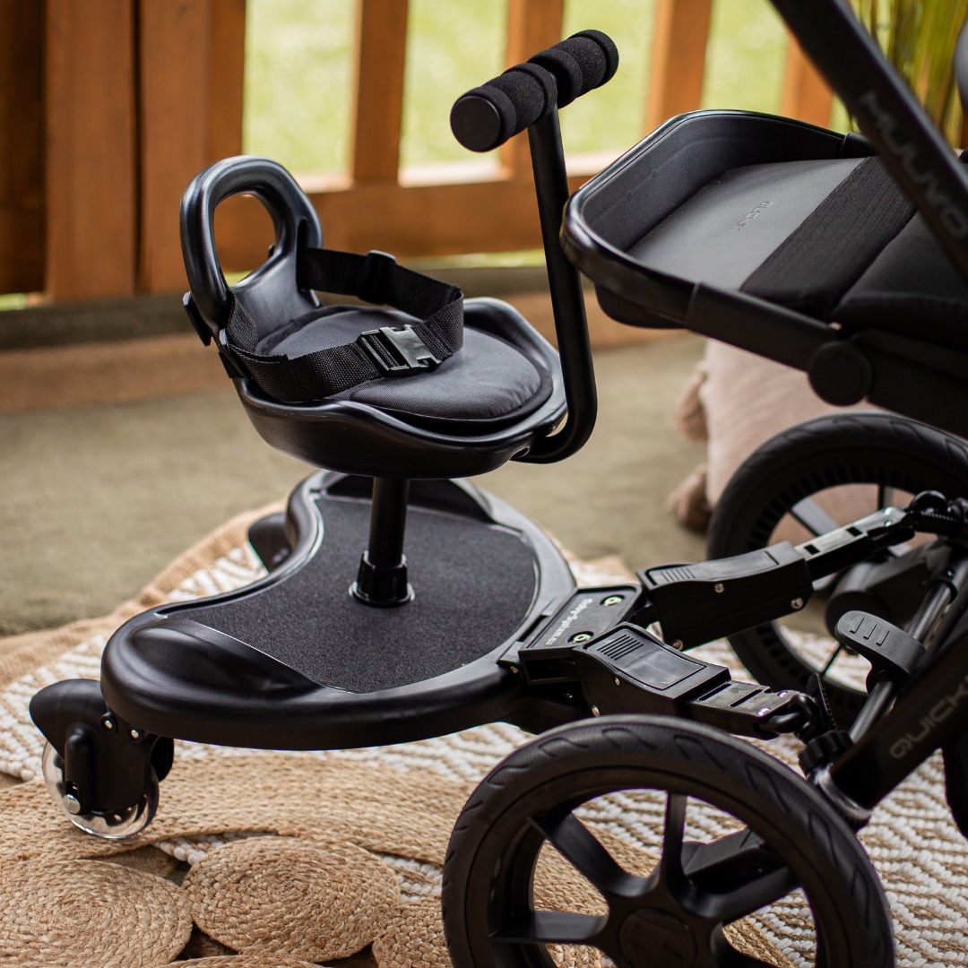 MR BUGGY kørestolsforlænger med sæde - LED-hjul