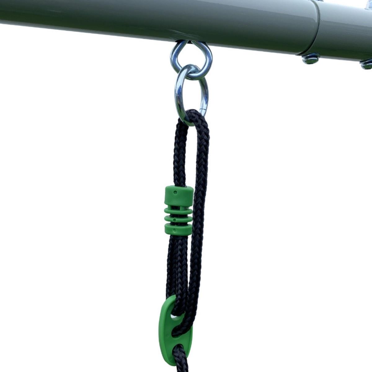 XXXL havelegeplads til børn med gynger, rutsjebane, gymnastik trapez, basketballkurv og fodboldmål