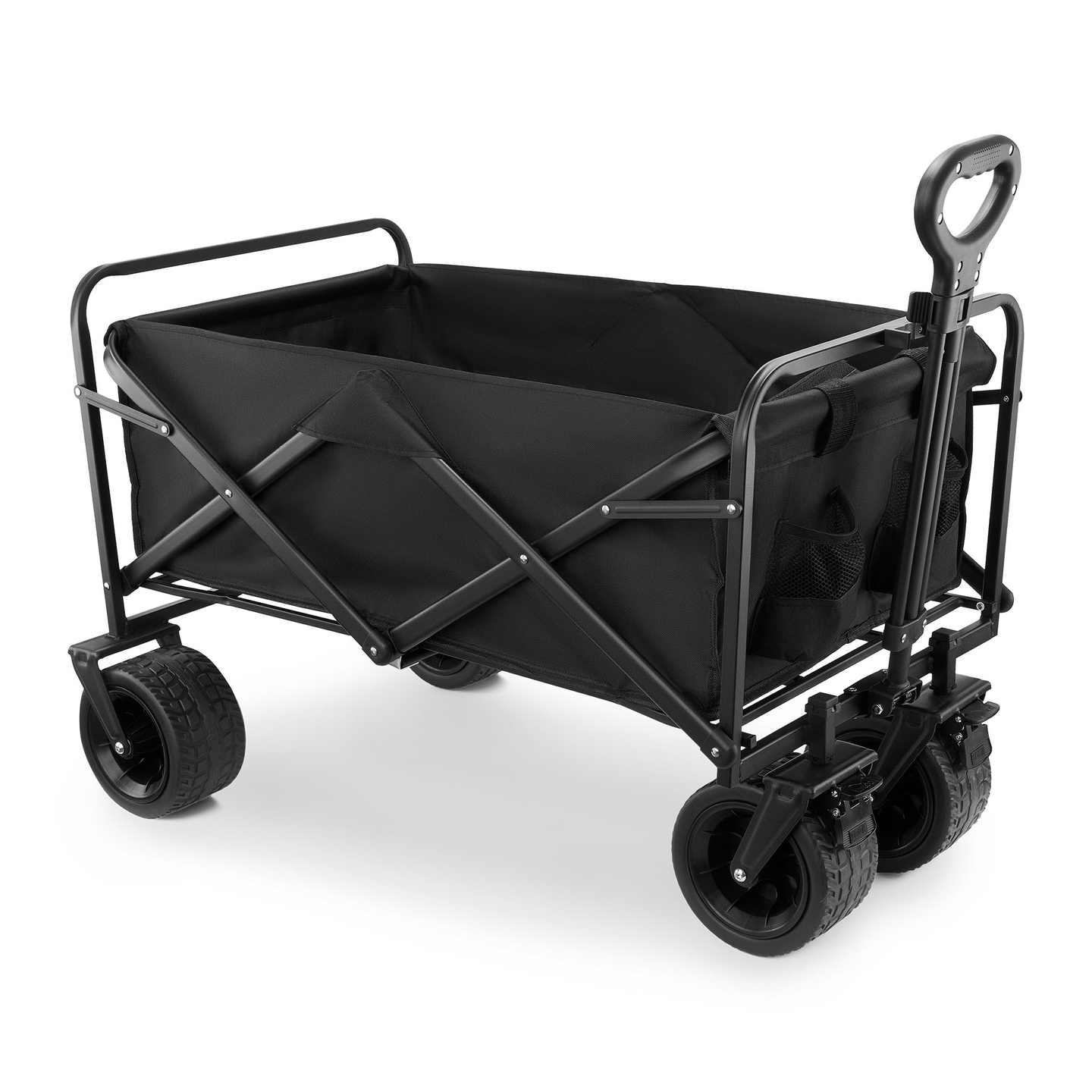 HyperMotion foldbar strandkørestol - sort, 120 kg