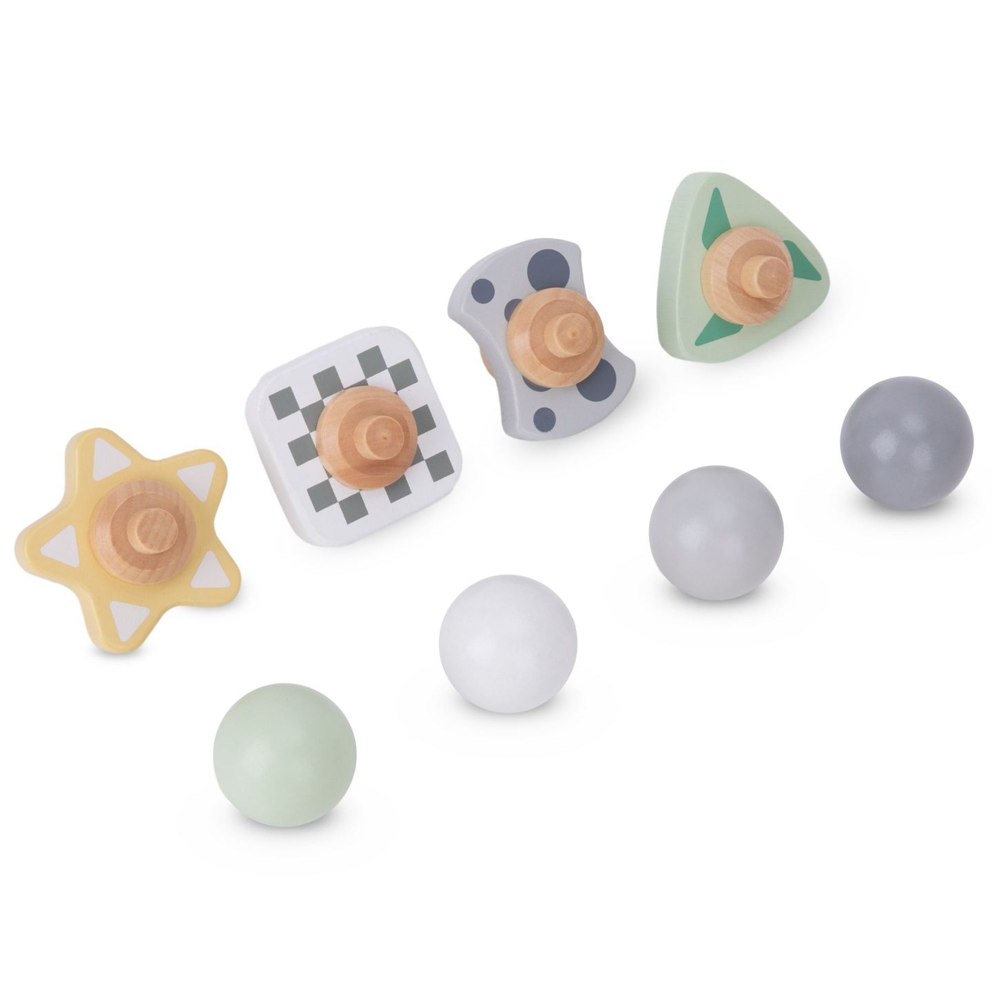 Stor blindgyde i træ - rutsjebane med snurrende elementer