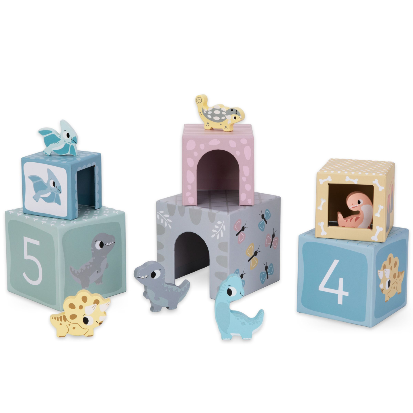 Tårnsorterer med figurer Dinosaurer