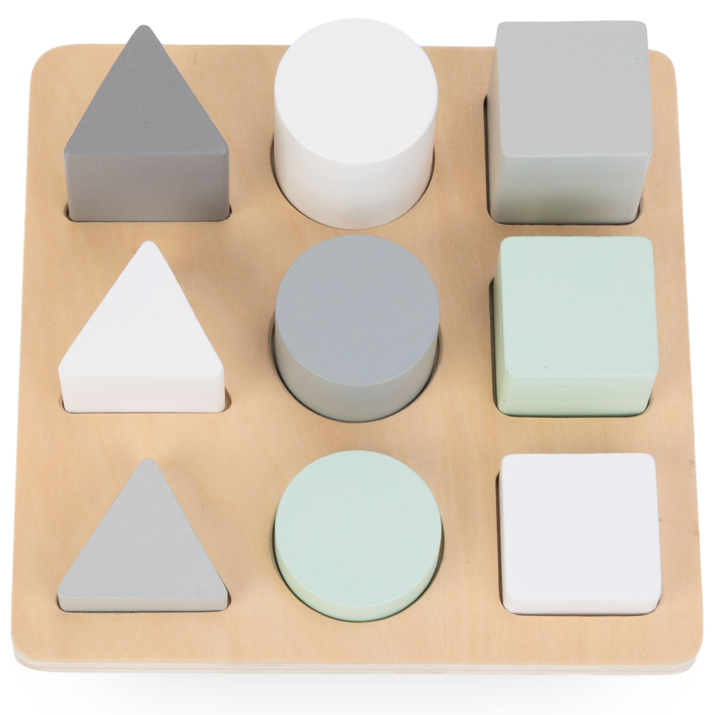 Puslespil i træ - Sortering - Tre figurer