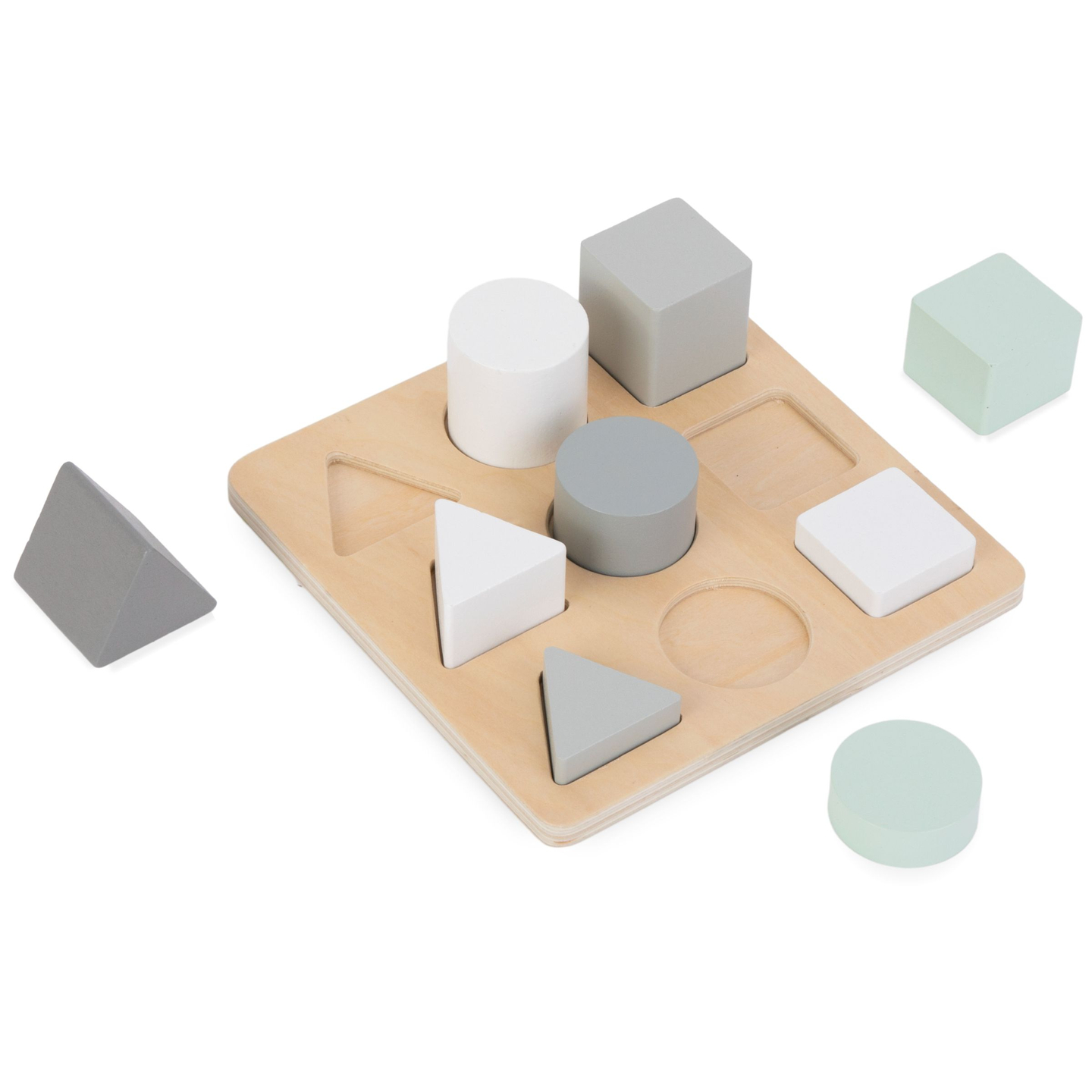 Puslespil i træ - Sortering - Tre figurer