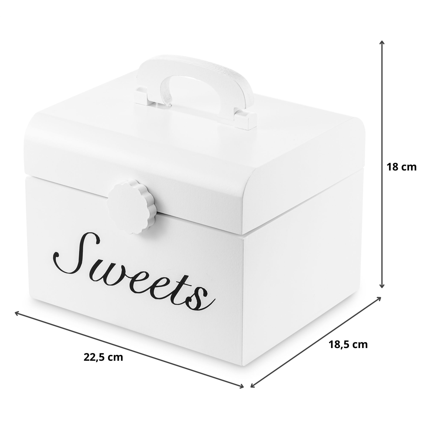 Trææske til udstikning af slik, slikbutik