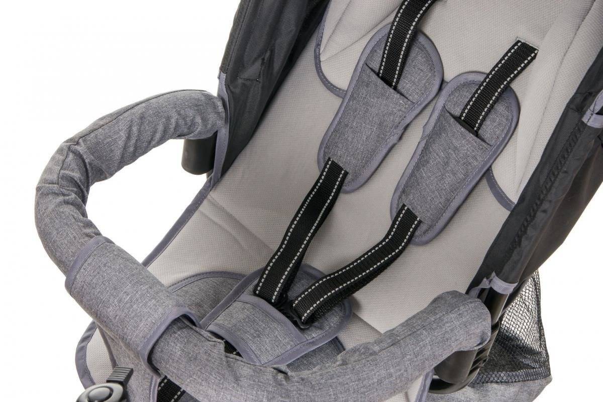 Tobi Velar trehjulet cykel + regnfolie - grå