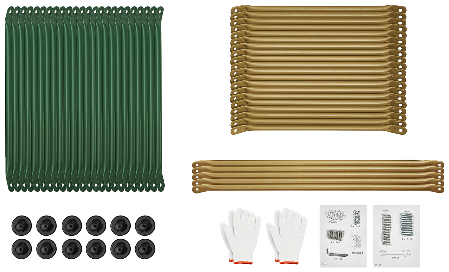 HyperMotion klatredom til børn XL, geodom, havelegeplads, diameter: 1,8 m