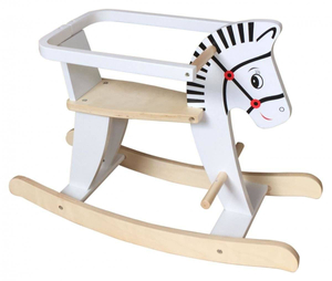 Gyngehest af træ med rækværk K11