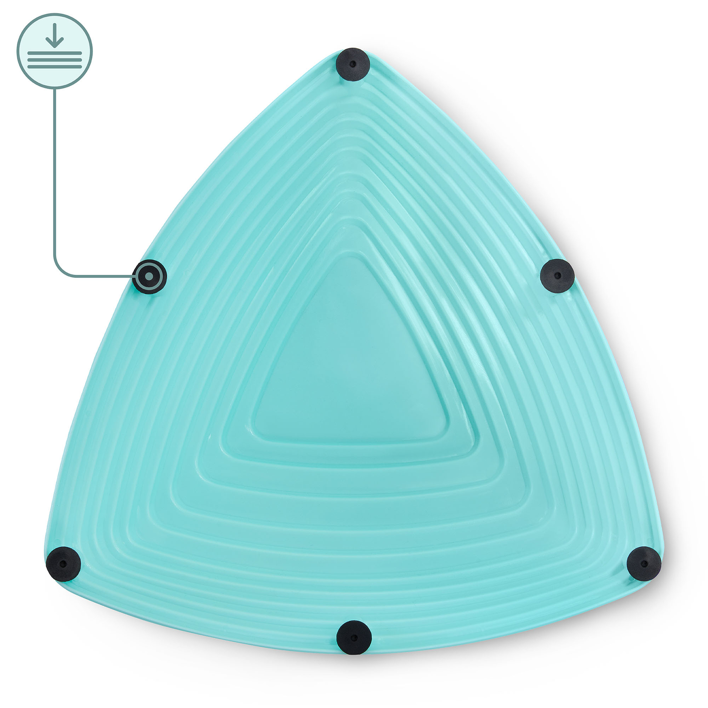 Farverige balancesten - 6 stk
