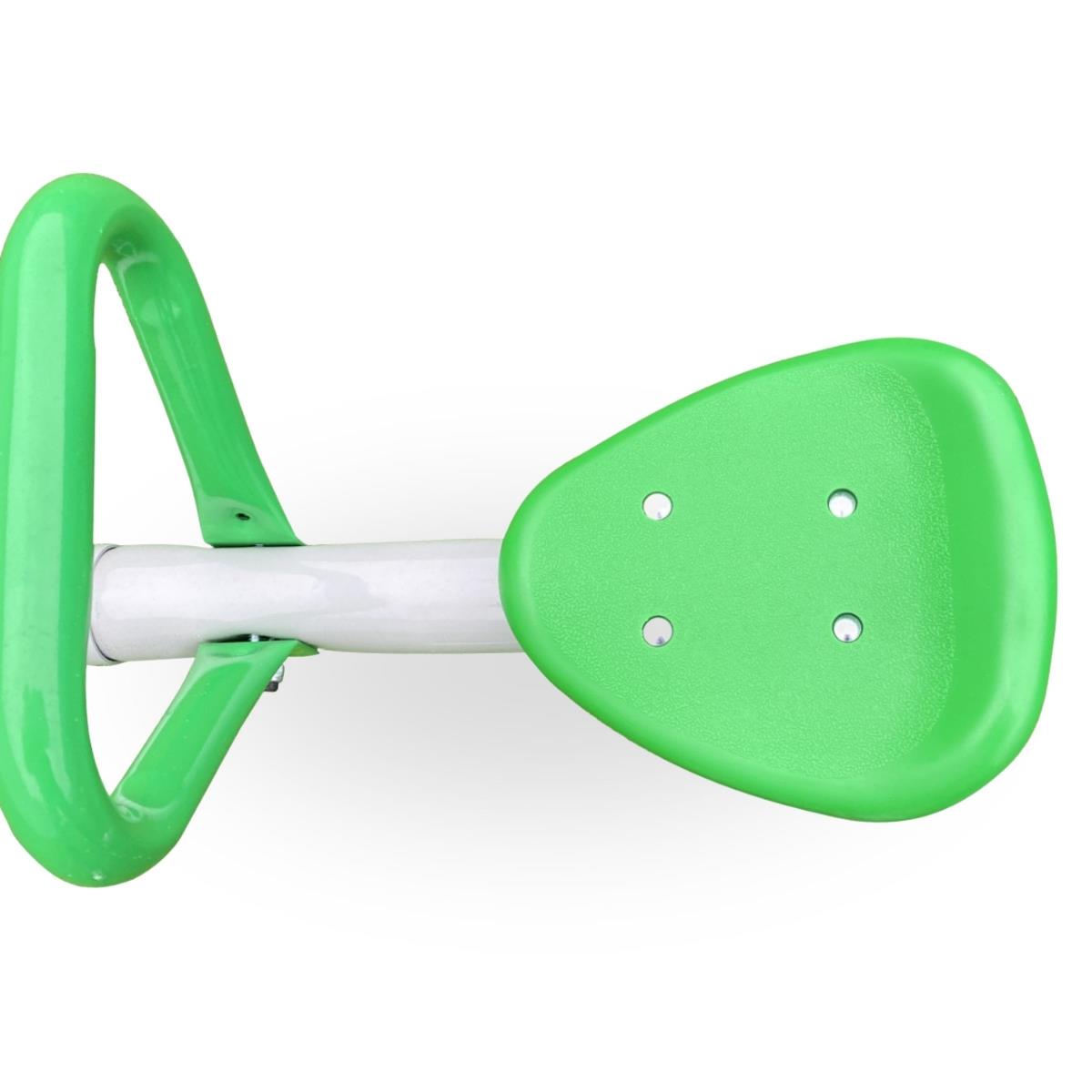 2-i-1 gynge havegynge, 2-personers balancebjælke med 360-graders karruselfunktion