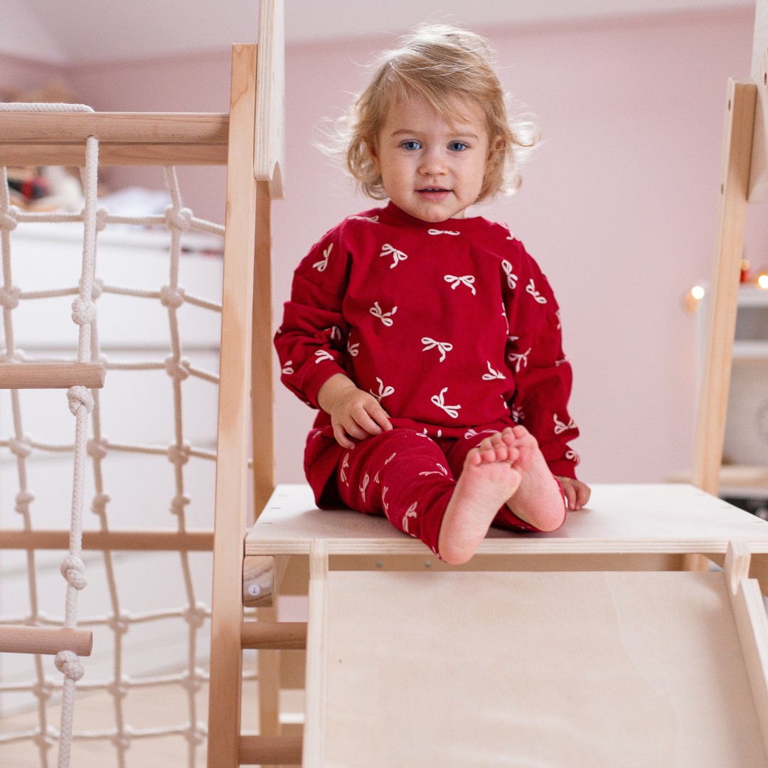 Hjemme-legeplads i træ XL 5in1