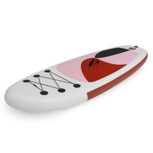 Oppustelig SUP-bræt til børn Stand Up Paddle 215cm med pagaj - HyperMotion WAVE BOOST PINK 215