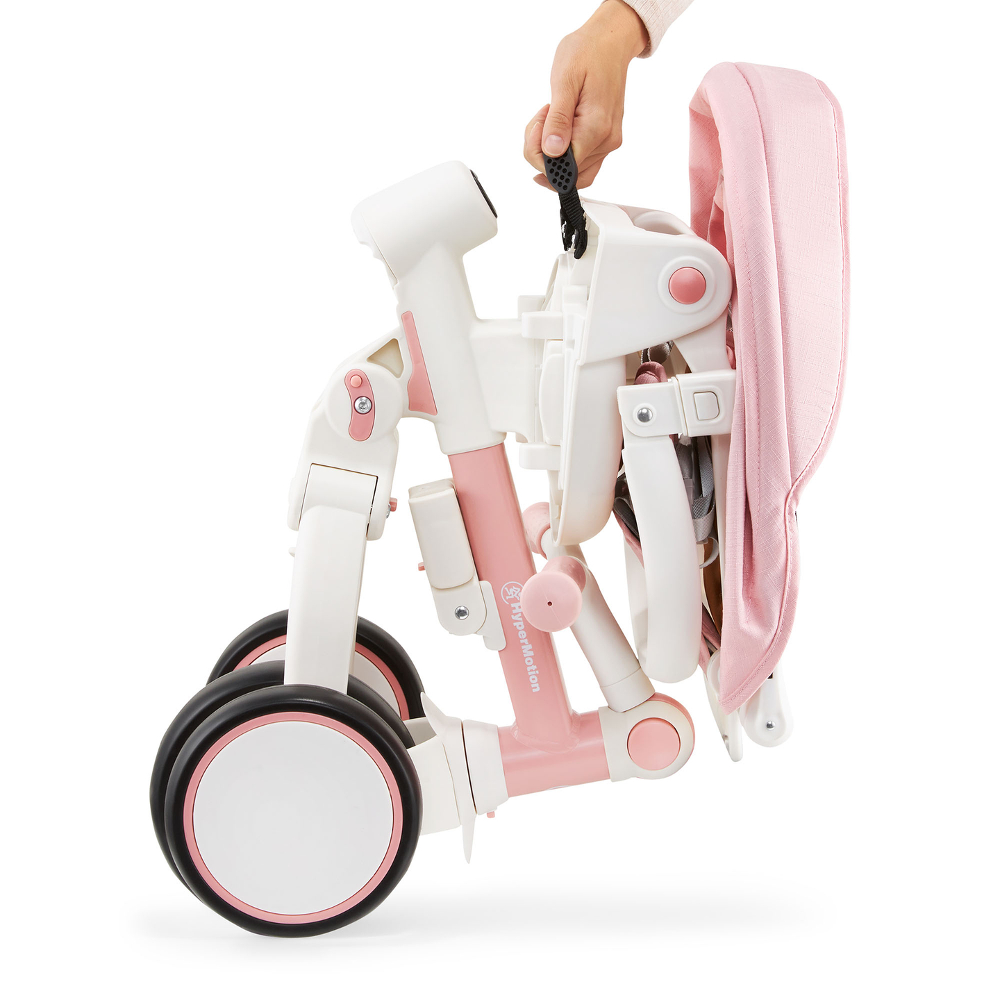 8-i-1 multifunktionel trehjulet cykel TOBI FOREST - pink