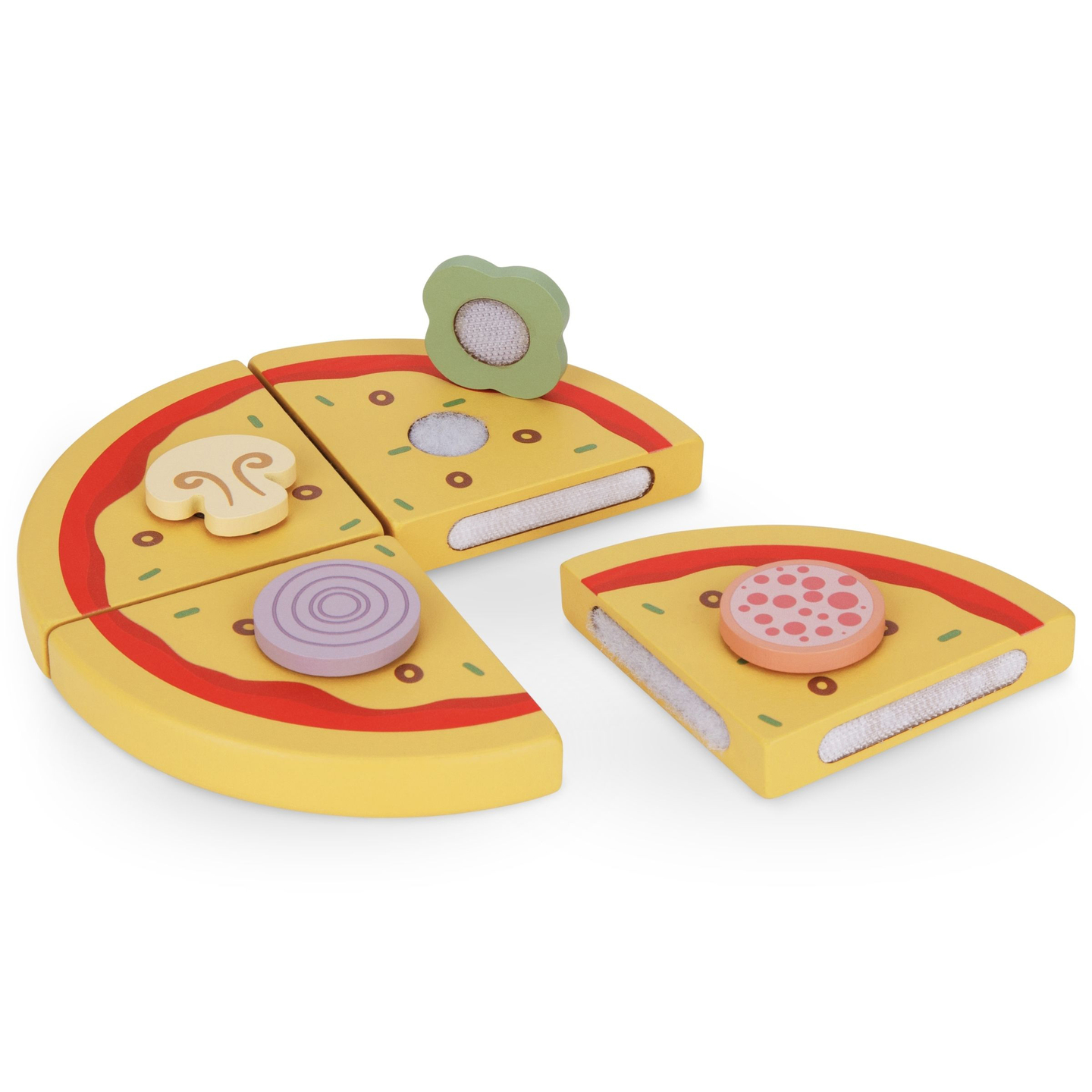 Pizzabagesæt i træ