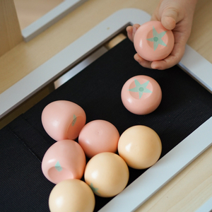 Grøntsagsmarked i træ - stor XXL-bod, butik med legekasseapparat