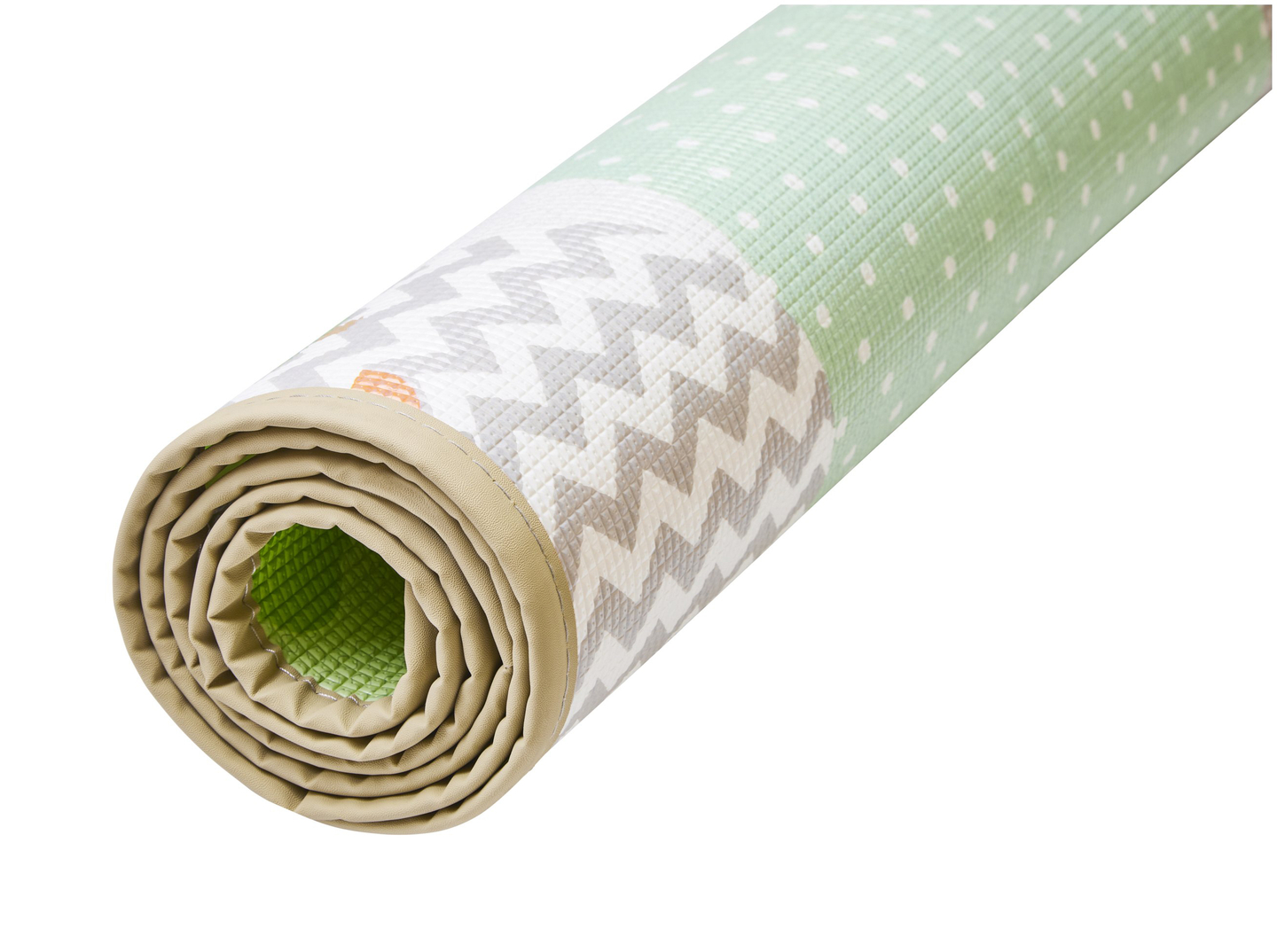 Dobbeltsidet skummåtte - skov på en bakke / solskinsby