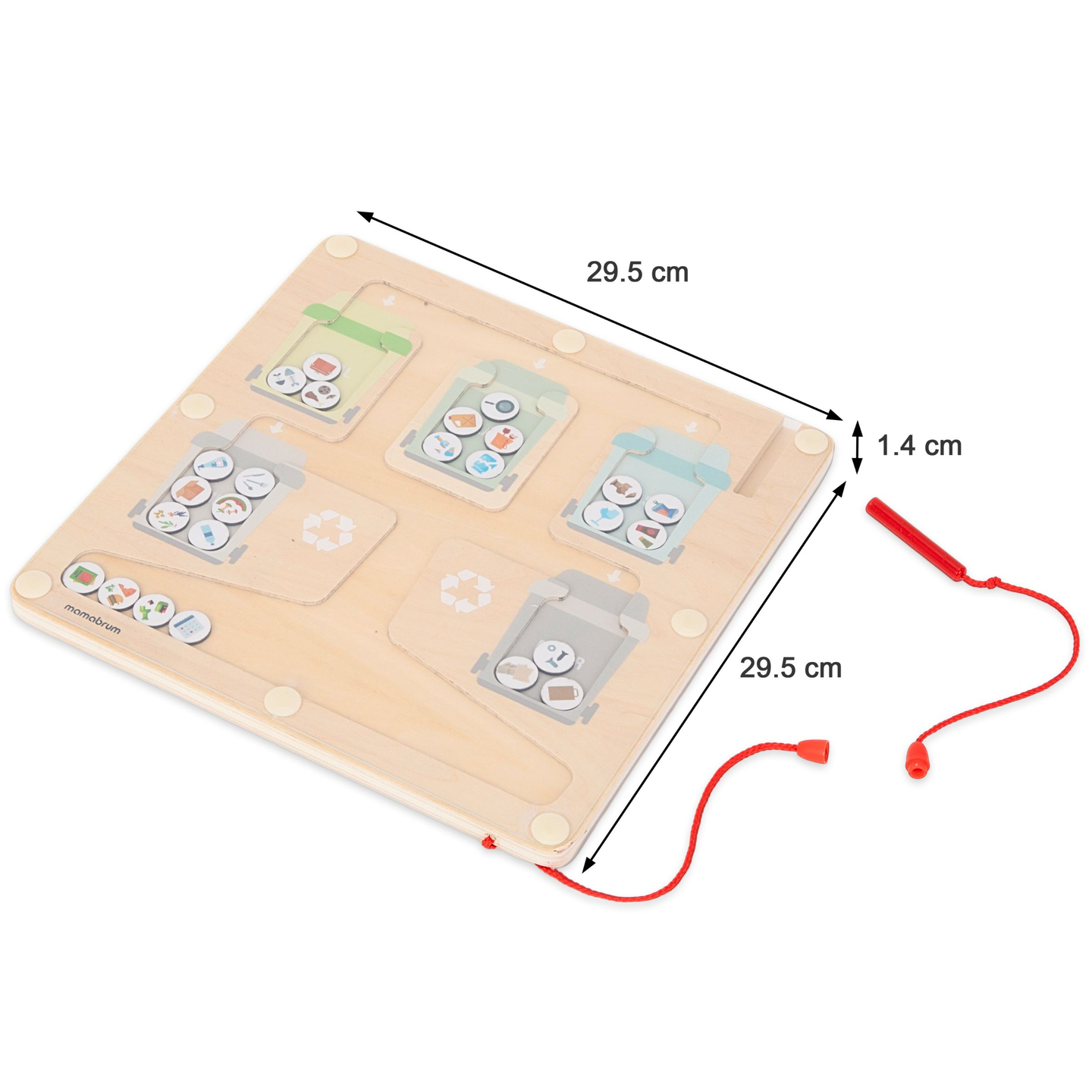 Magnetisk puslespil Genbrug