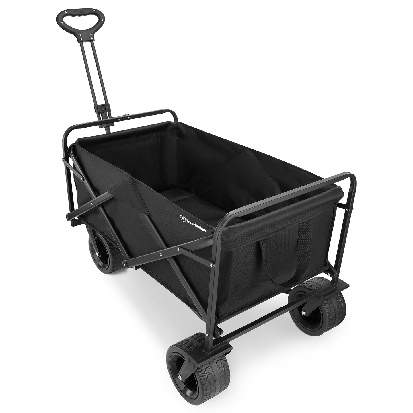 HyperMotion foldbar strandkørestol - sort, 120 kg