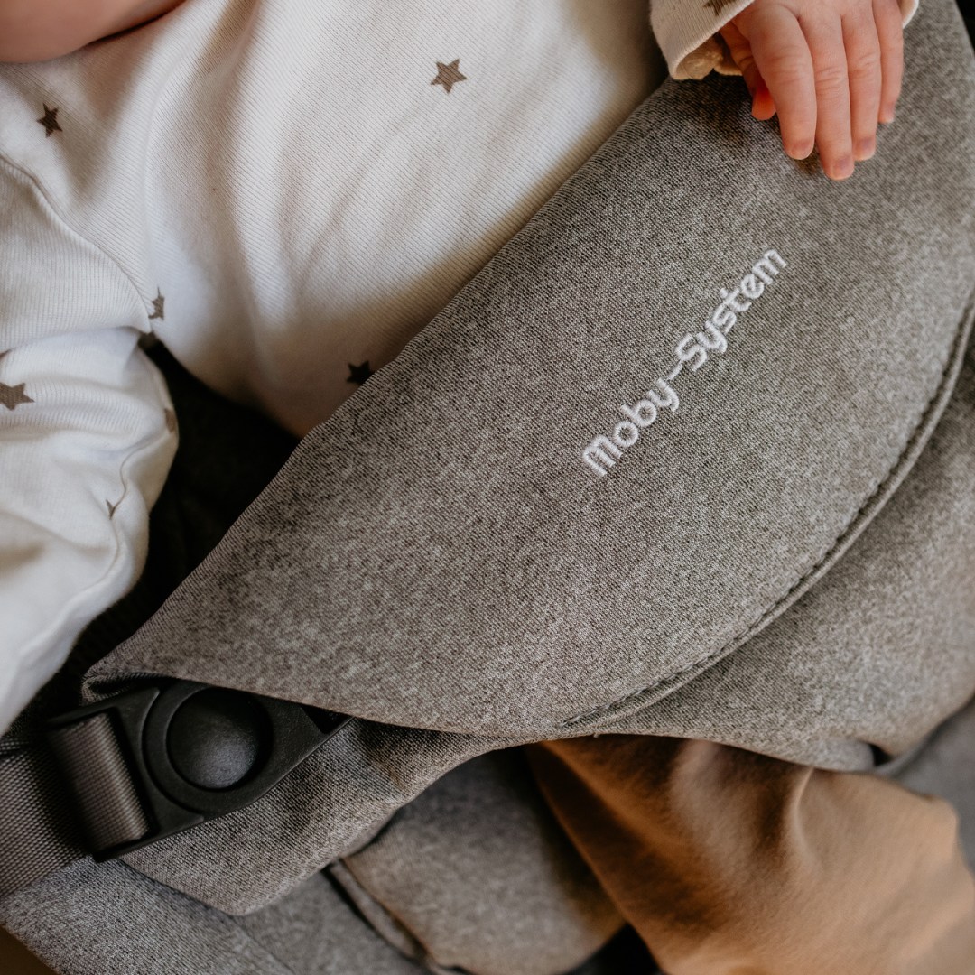 2-i-1-gyngestol Moby-System LILY - grå