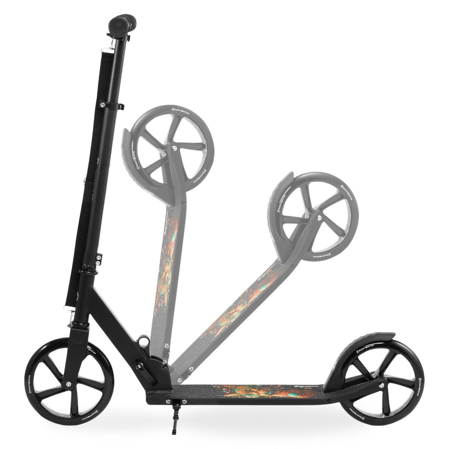 Tohjulet cityscooter VIBE Sort HyperMotion - 100kg
