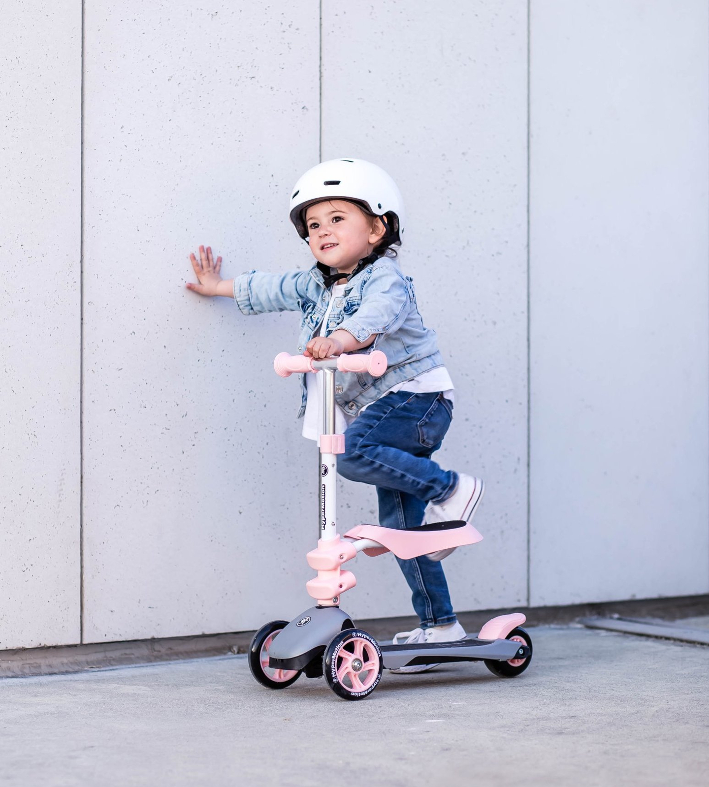 HyperMotion 3in1 balance trehjulet cykel - pink