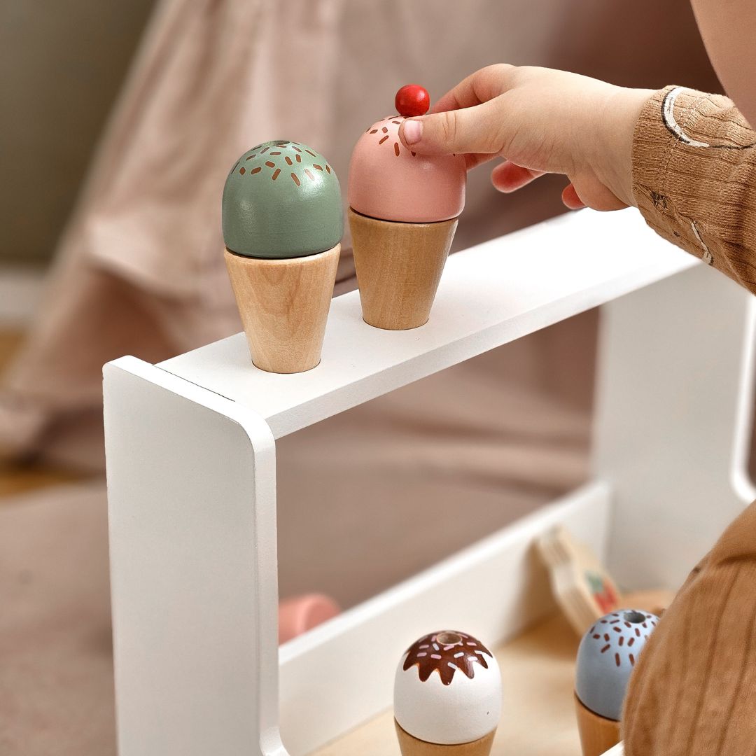 Isbutik i træ - isbar